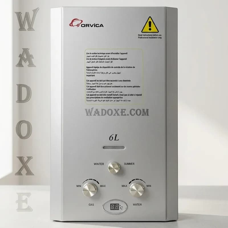 Chauffe-eau à gaz automatique 6 L - ORVICA