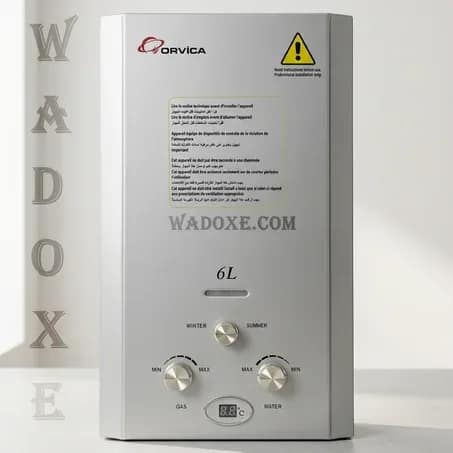 Chauffe-eau à gaz automatique 6 L - ORVICA