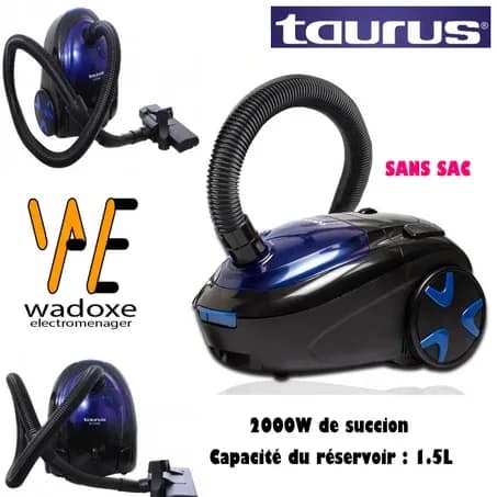 مكنسه كهربائيه سلكيّة تعمل بمحرك قوي إقتصادي - TAURUS