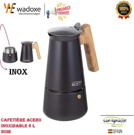 Cafetière italienne, vrai expresso, tous feux - San Ignacio
