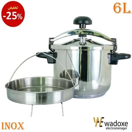 Cocotte-minute 6 L en inox, cuisson rapide et sûre - TAURUS
