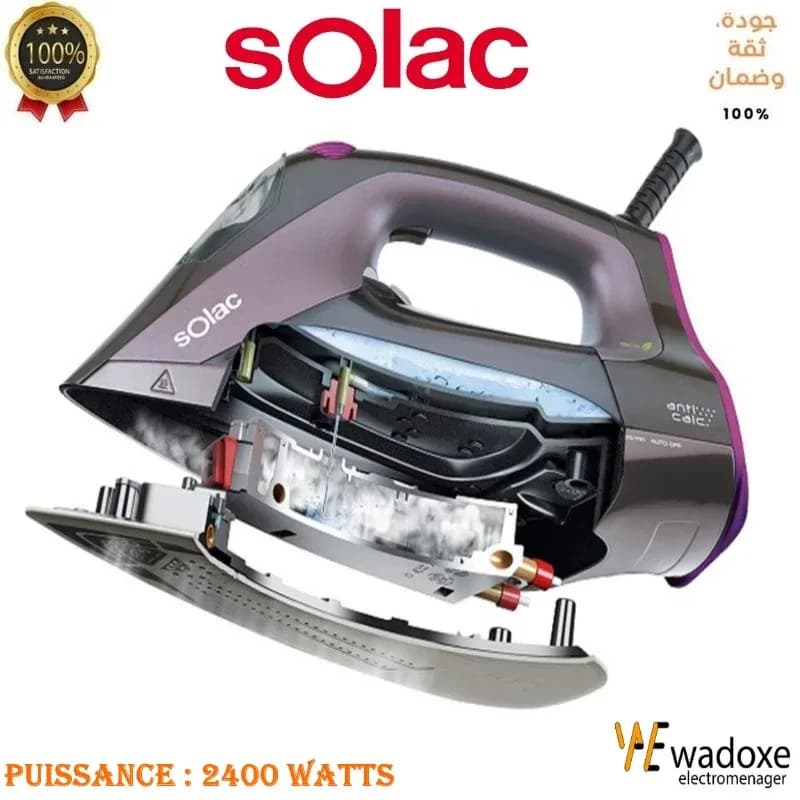 Fer à repasser vapeur compact - SOLAC