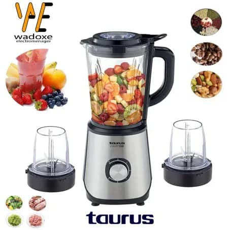 Blender LUXURY 1200 avec moulin et hachoir pour professionnels - TAURUS