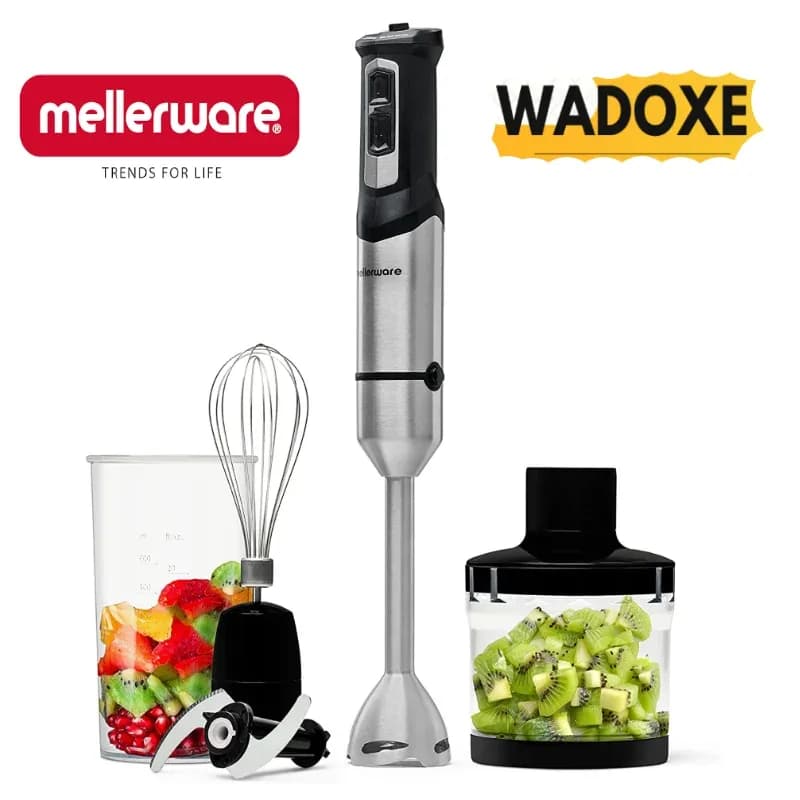 Mixeur plongeant professionnel 3 en 1, 1000 W - MELLERWARE