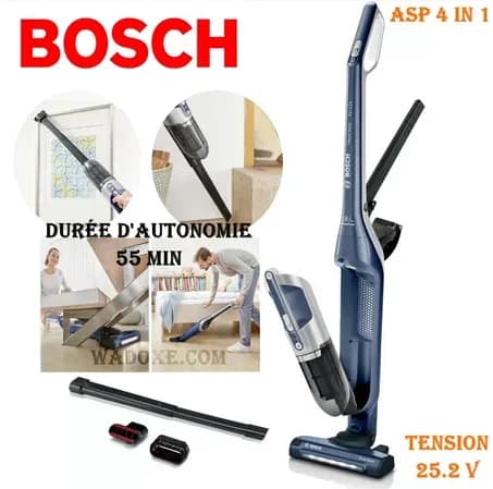 Aspirateur balai sans fil 25,2 V Max bleu, moteur dernière génération - BOSCH