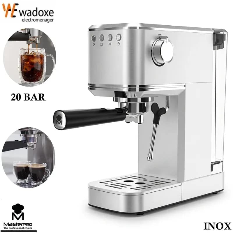 Machine à expresso Maestro inox 20 bars - MASTERPRO