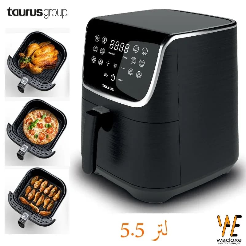 Friteuse à air sans huile 5,5 L, 12 programmes - TAURUS
